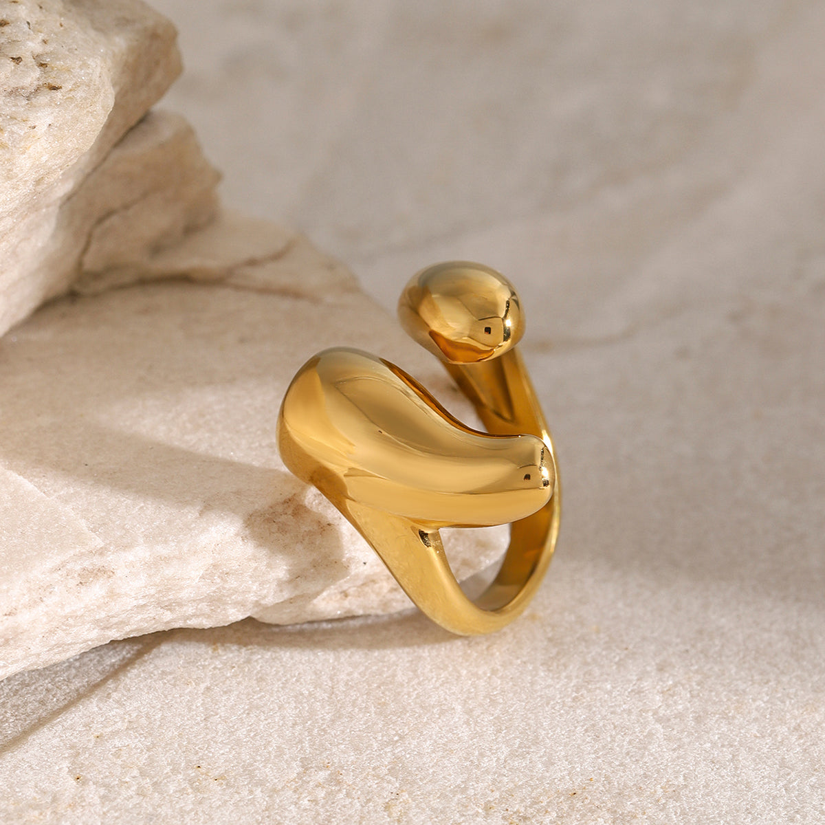 18K Gold-Plated  Open Ring